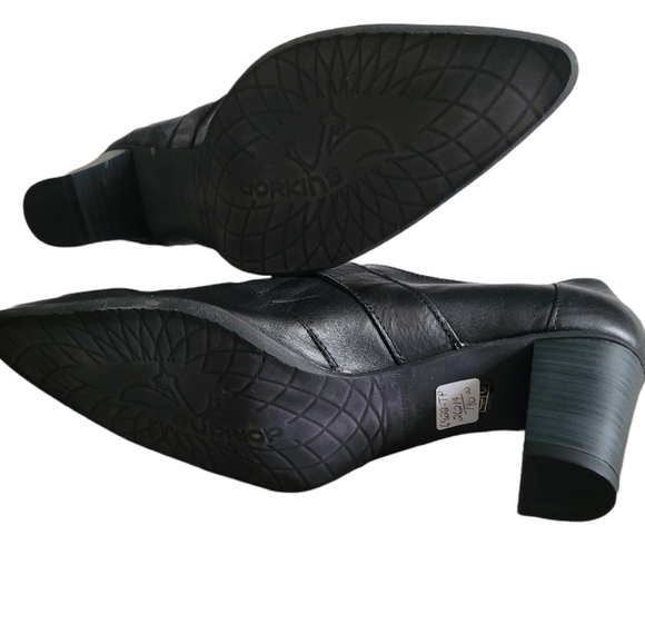 Dorking by Fluchos Spanish leather slip on ankle bootie heels size 40 / 8.5 - Picture 7 of 11